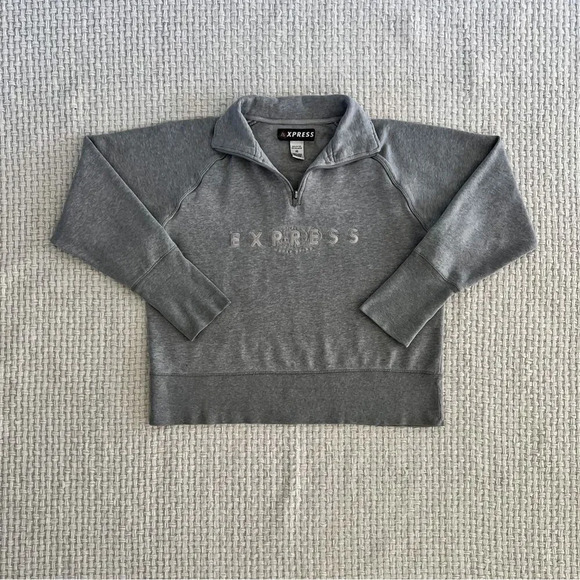 VINTAGE 90’s Express Quarter-Zip Pullover - Picture 4 of 5
